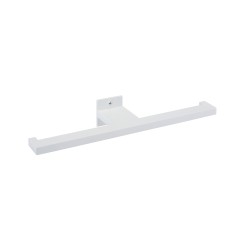 SOPORTE PAPEL DOBLE  "SLIM WHITE " IN44203W