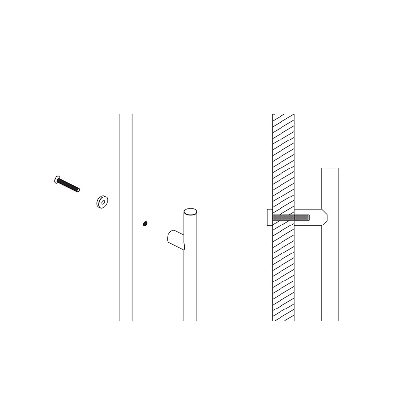 JUEGO DE TORNILLOS P/ MANILLÓN MADERA ASM25