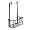 CESTILLO CON COLGADOR ALUMINIO NEGRO 6603400