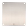 PLACA CIEGA CUADRADA 180x180x2,5 MM. MOD.10 A.INOX MATE 18/8 COD.12291 AMIG