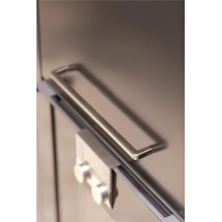 POMO OVAL SIMPLE DE ZAMAC EFECTO INOX 525.060