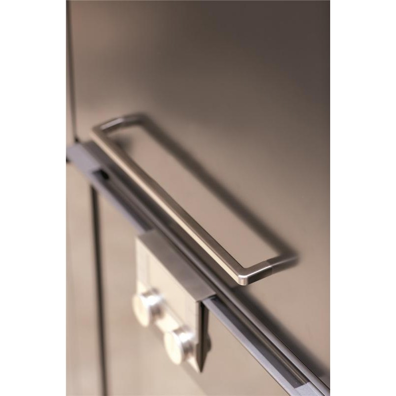 POMO OVAL SIMPLE DE ZAMAC EFECTO INOX 525.060