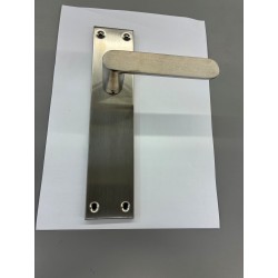 JUEGO MANILLAS PLACA 250X55MM MOD M-7527 INOX CLOVAN