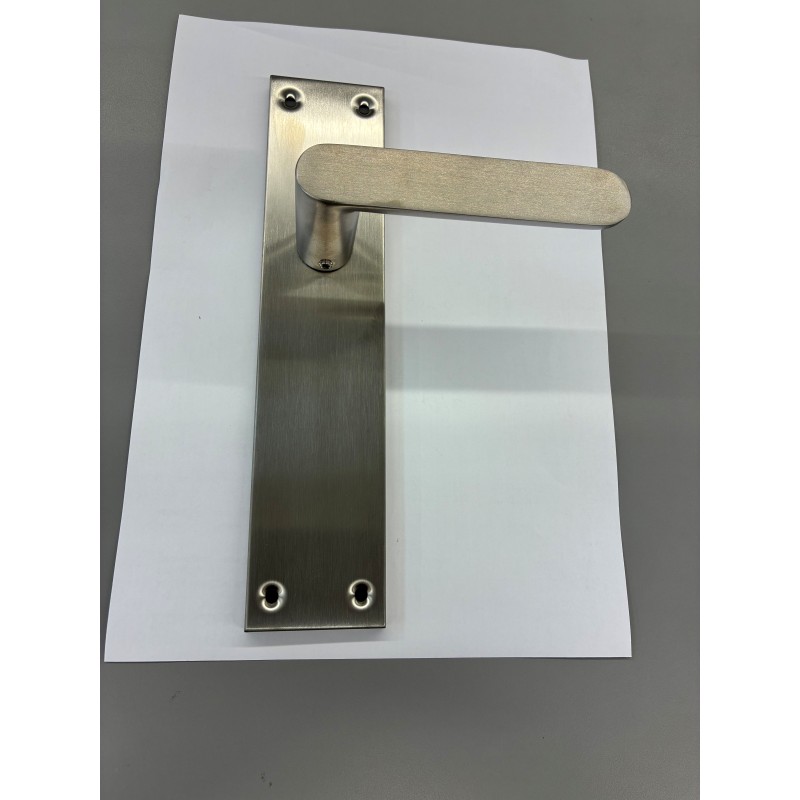 JUEGO MANILLAS PLACA 250X55MM MOD M-7527 INOX CLOVAN