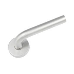 JUEGO MANILLA NEGRO MATE  MRL-1NE MOD. L-1 CON ROSETA