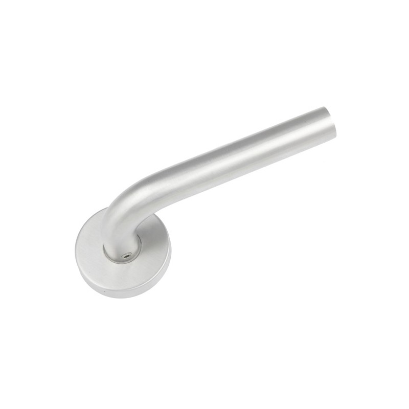 JUEGO MANILLA INOX MOD. L-1 CON ROSETA ECO MRL-1NR NEGRO MATE