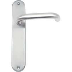 JUEGO MANILLA INOX MOD. U-1 CON PLACA LARGA MPU-1